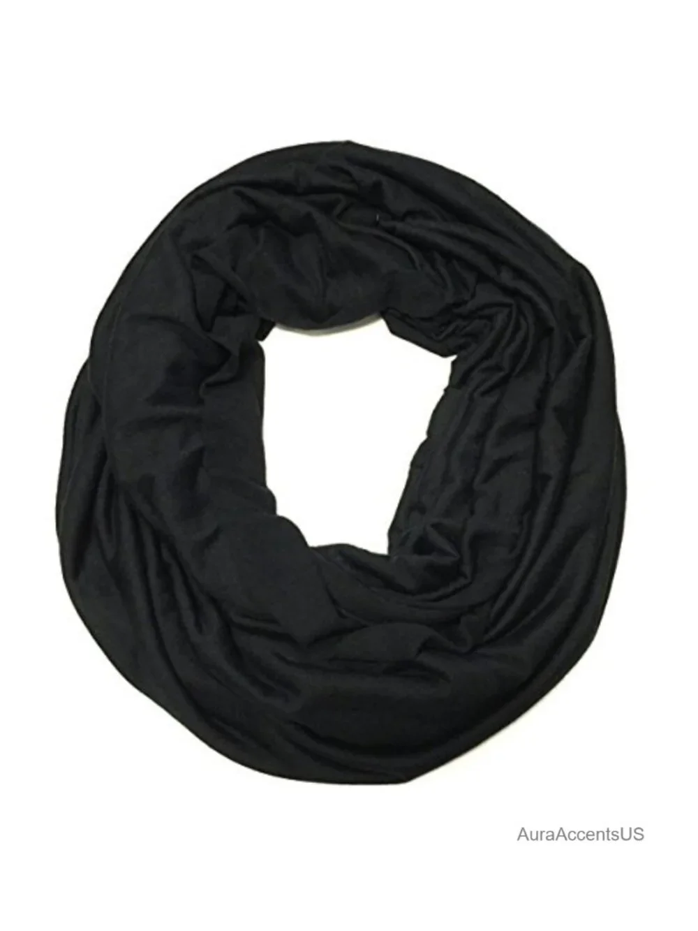 Soft Jersey Knit Infinity Scarf, 100% Tencel, Seamless, Versatile, Lightweight
